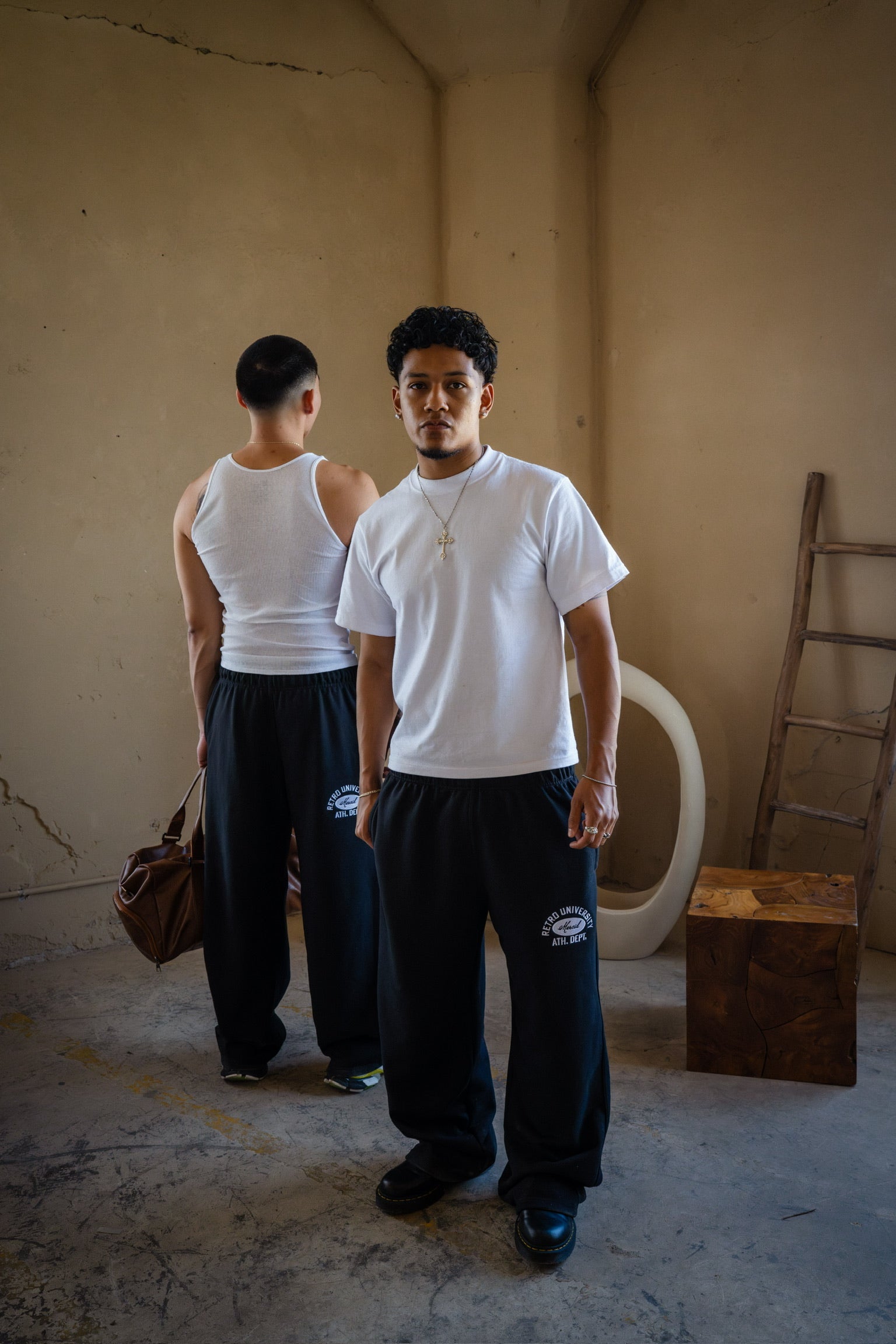 Retro Valley University x Marcid Sweatpants Black