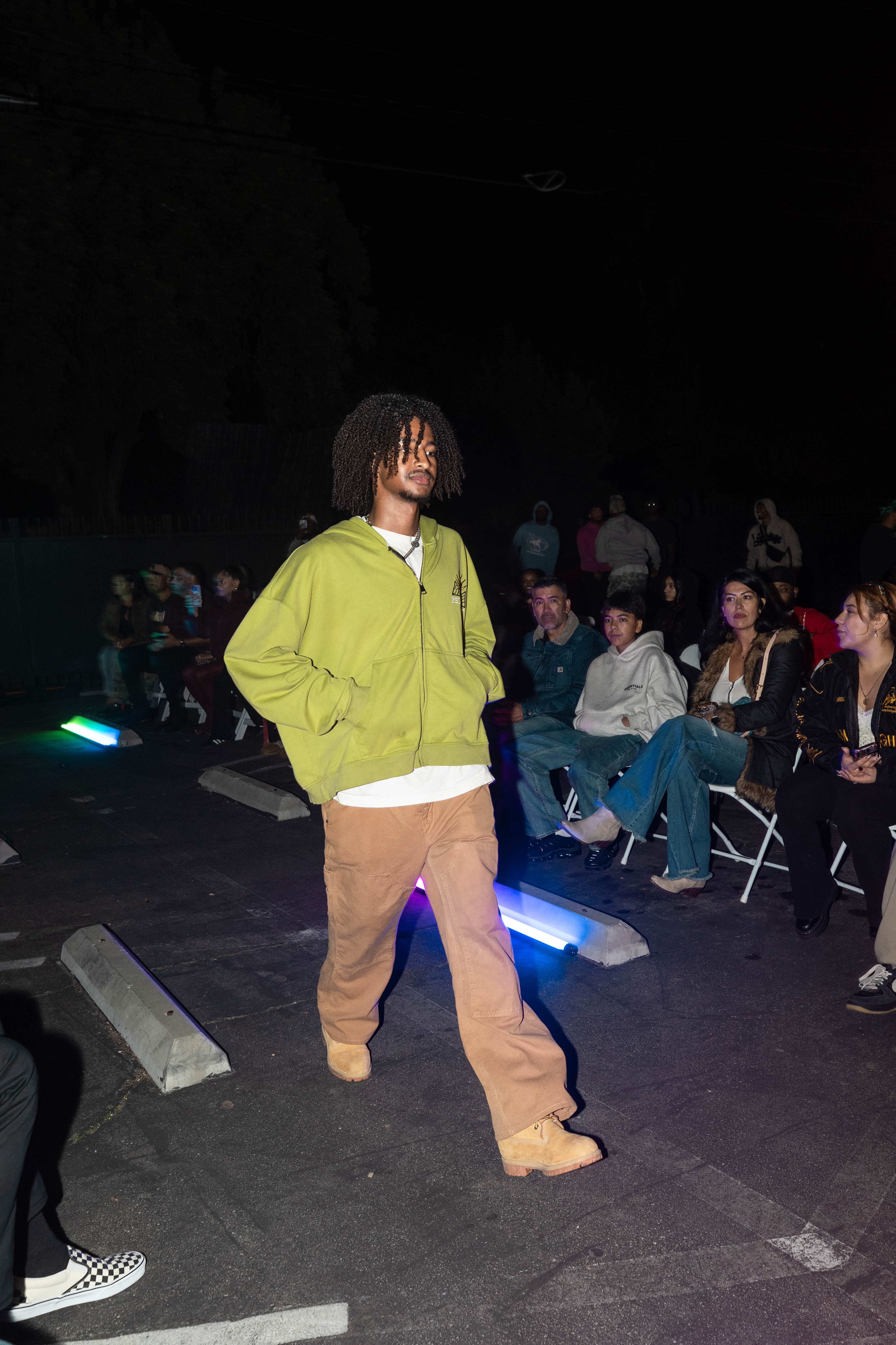 Matcha Green Retro Valley Boxy Zip Up PRE MADE