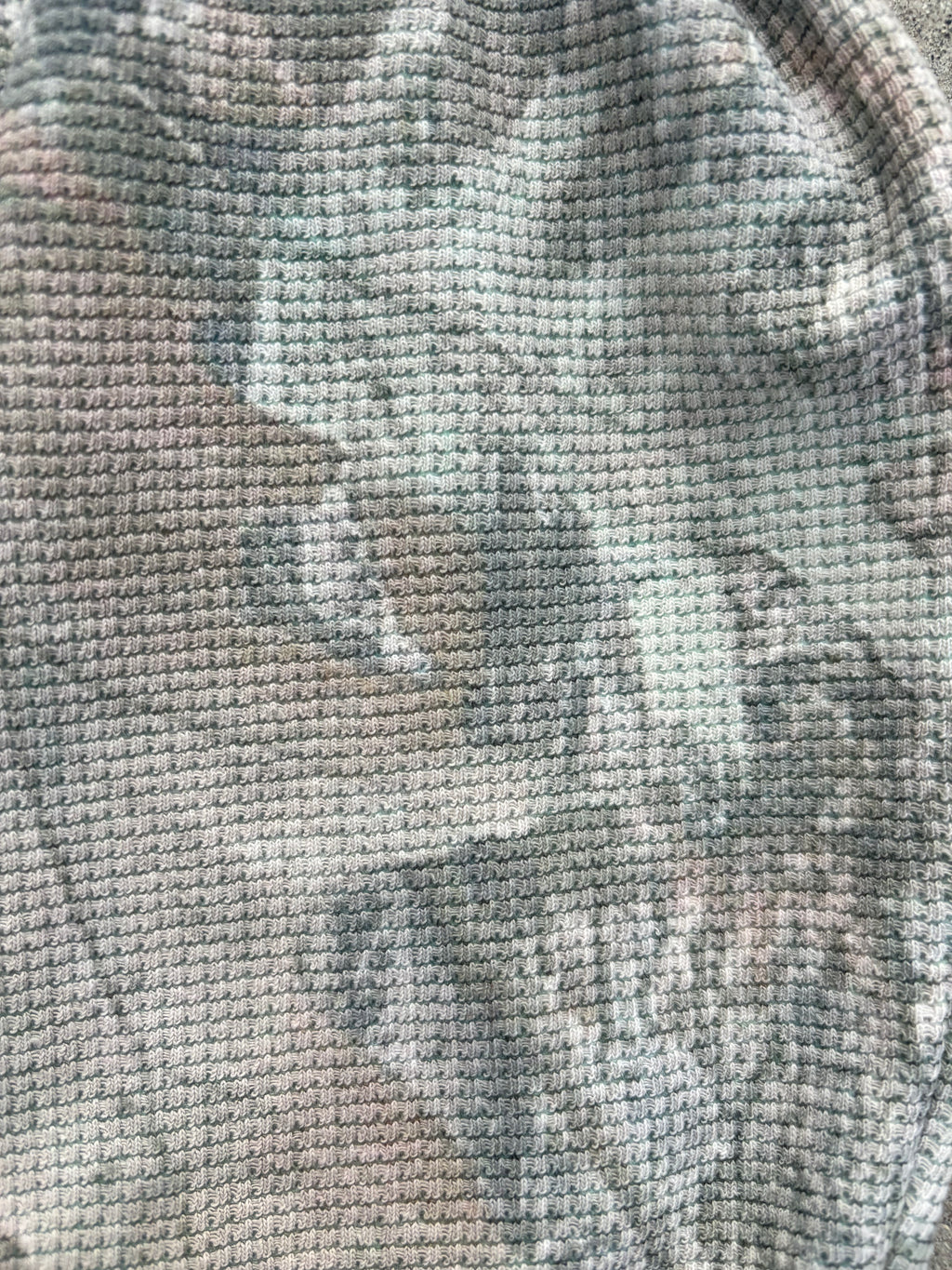 Free Frank Camo Waffle Long Sleeve Tee