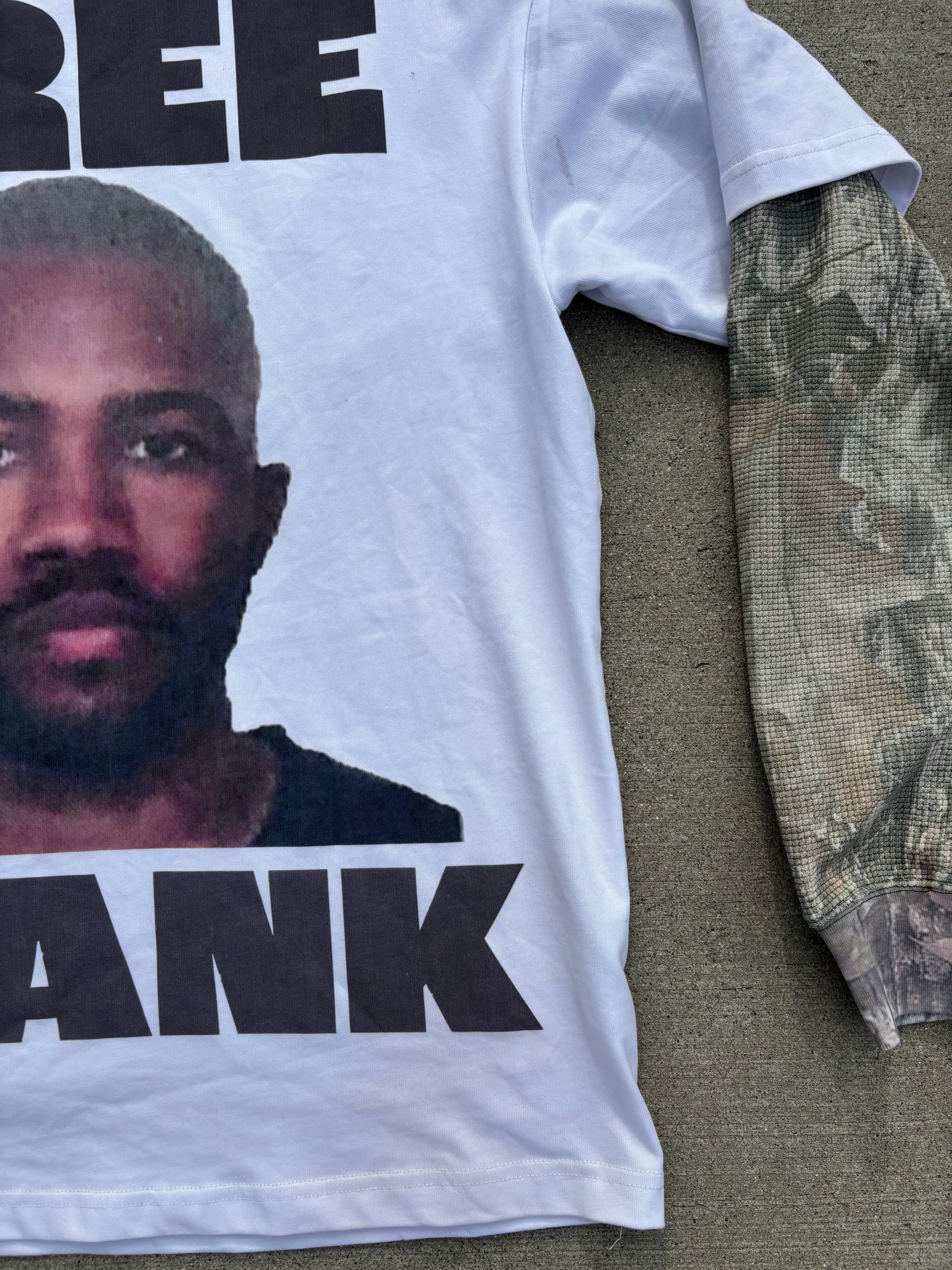 Free Frank Camo Waffle Long Sleeve Tee